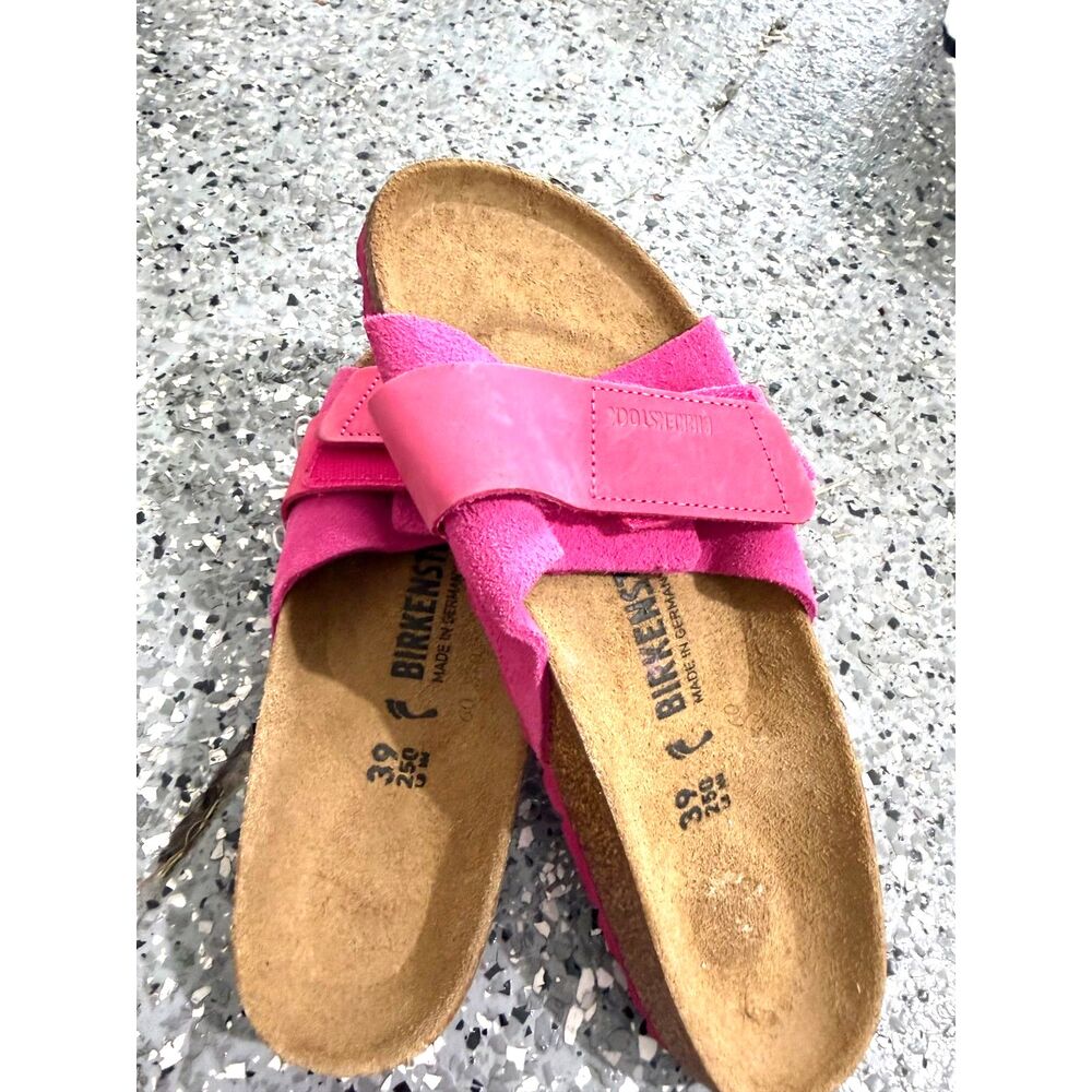 NWOT Pink Birkenstocks Oita Suede Leather in Womens Size 39